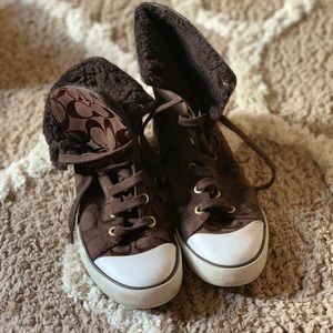 Coach high top sneaker